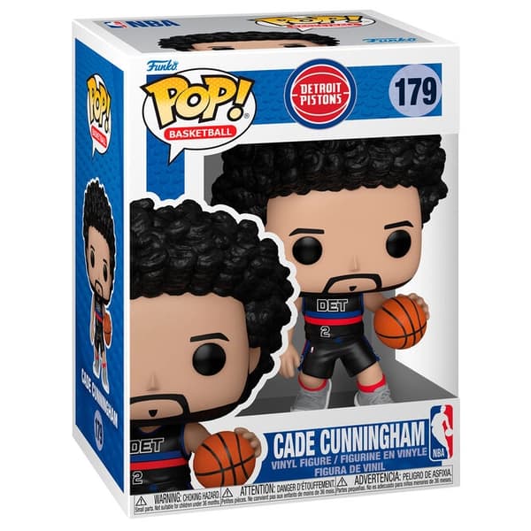 NBA Detroit Pistons Cade Cunningham Pop Figur Samlerobjekt