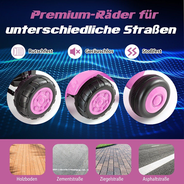 2 in 1 lasten sähkötraktori perävaunulla & amp; Kaukosäädin Electric Toy Car Pink