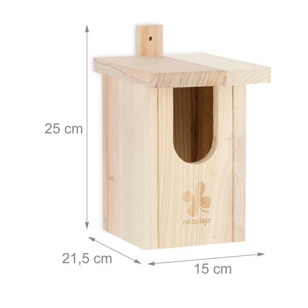 Birdhouse Luonnonpuuta Puoliontelon linnut