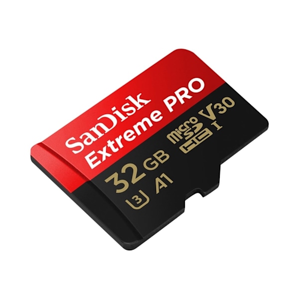 SanDisk Extreme Pro - Flash-muistikortti (mukana microSDXC-SD-sovitin) - 32 Gt