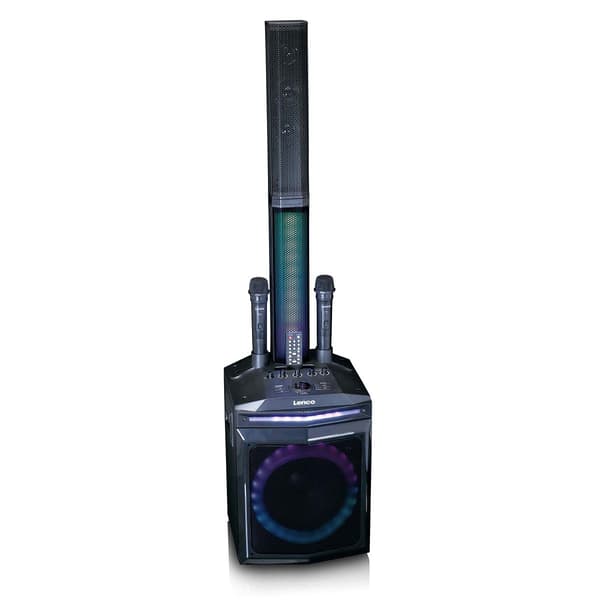 Festhøjttaler med Bluetooth, 120W RMS, LED-lys