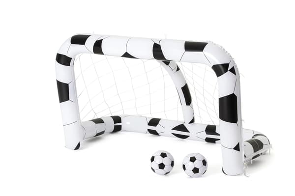 Oppusteligt fodboldnet