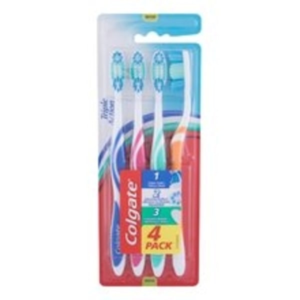 Colgate - Triple Action Medium Toothbrush (4 pcs) - Toothbrushes