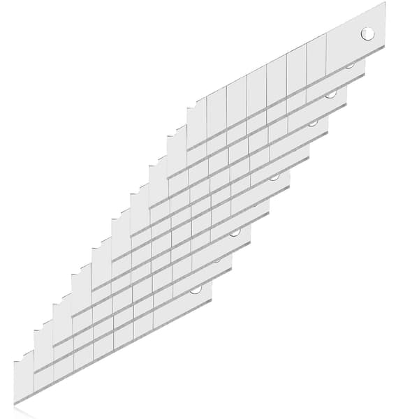 Ersättningsblad för mattknivar, 18 mm, 100-pack