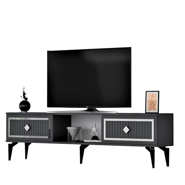 TV Stativ Noll - Antracit, Silver