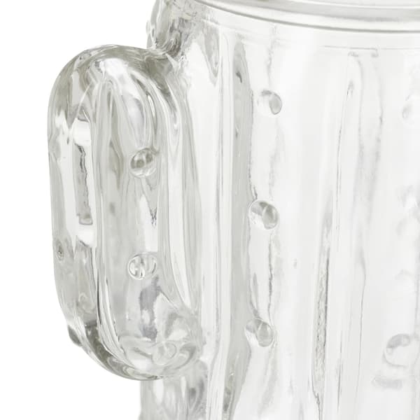 set om 8 dricksglas Kaktus med sugrör