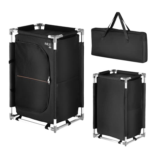 Campingskab, sammenfoldelig opbevaring, letvægtsdesign