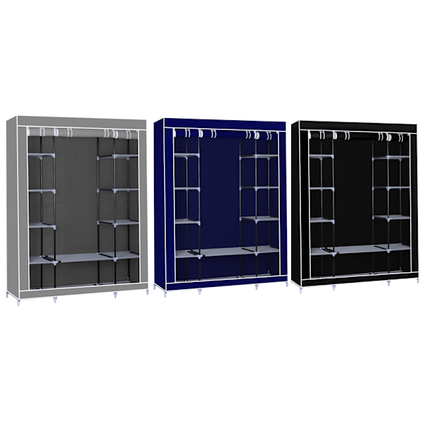 Herzberg HG-8009: Opbevaringsgarderobe - stor blå