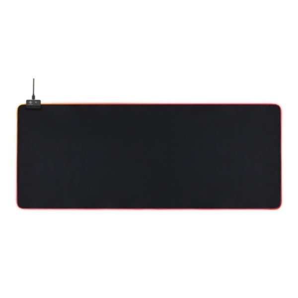Deltaco Gaming RGB Gaming musemåtte, 90x36cm - Sort