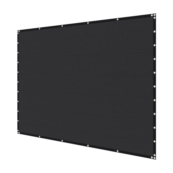 Solskærmsdug 3 x 3 meter, 90% blok, HDPE, sort