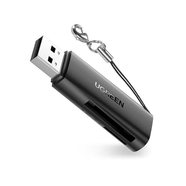 SD TF minneskortläsare för dator USB 3.0 svart