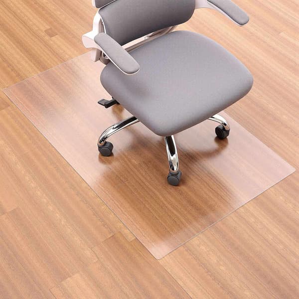 Tuolin matto koville lattioille, kirkas PVC 76 x 122 cm