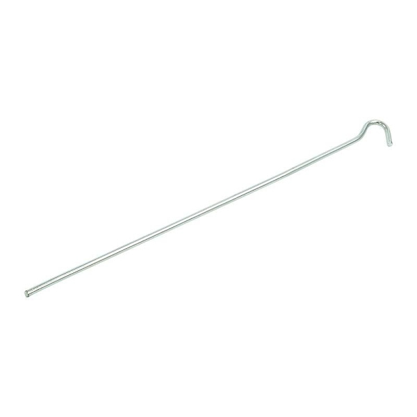 Teltpæl 30cm metal med åbent øje 10 stk i polybag