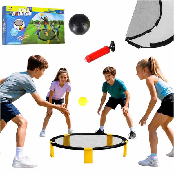 Roundnet Team Game Set med nät och 2 bollar