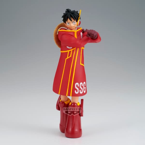One Piece Monkey D. Luffy Egghead figur, 14 cm samleobjekt