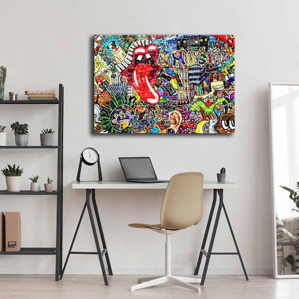 Dekorativ målning på canvas 70100POP-009