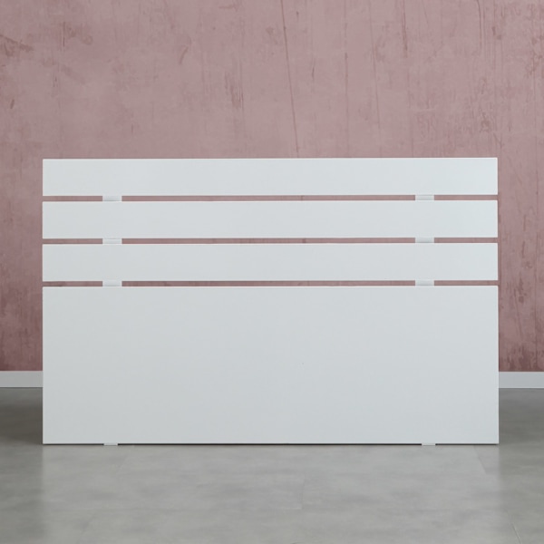 Sänggavel Fuga 140 - Shiny White