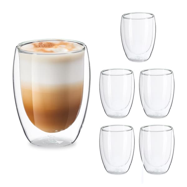Latte Macchiato Dobbeltvægglas, 350 ml