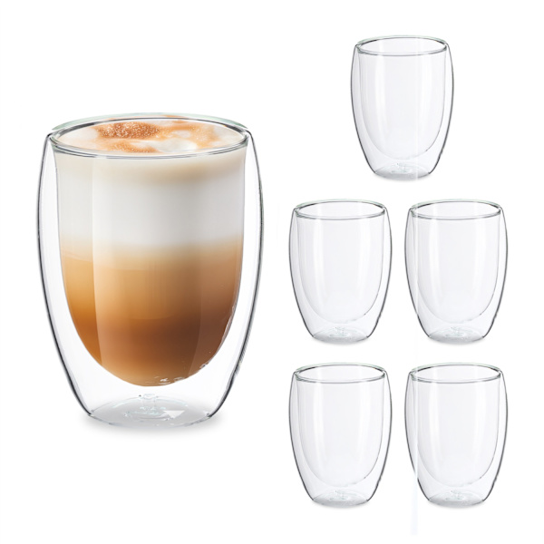 Latte Macchiato Double Wall lasit, 350 ml