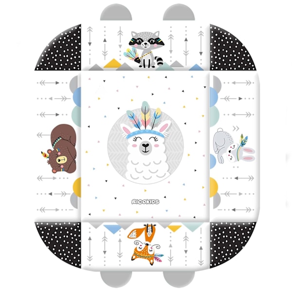 Interaktiivinen ja opettava leikkimatto 110 x 100 cm Boho Ricokids