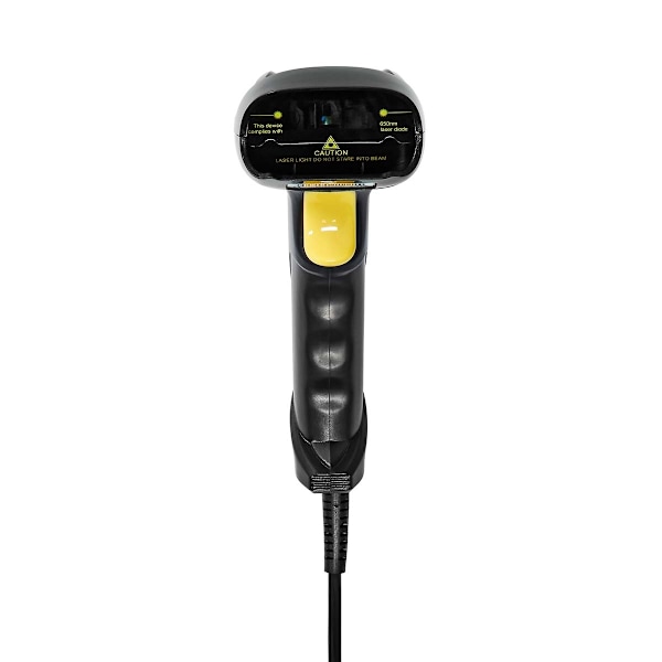 Stregkodescanner | Laser | Kabel | 1D Lineær | USB Drevet | USB 2.0