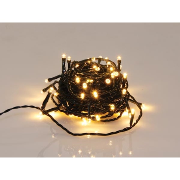Novalight Led - 12 M - 80 Varmhvide Lamper - Grøn Ledning