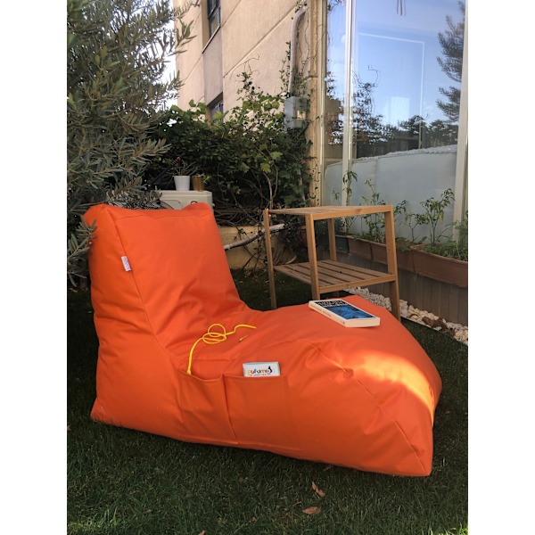 Bønnepose Daybed - Orange