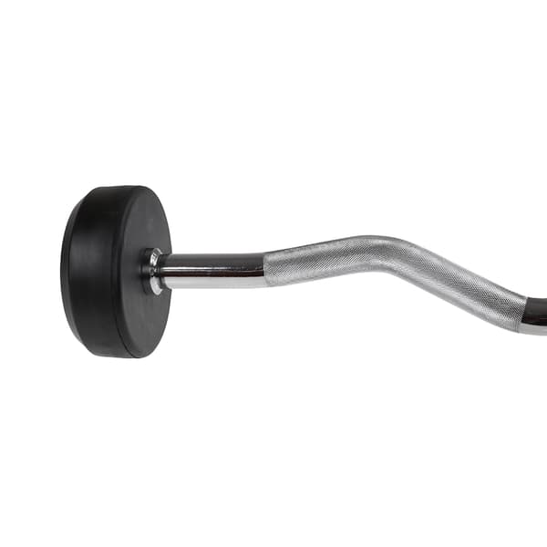 10 kg Kumipäällysteinen Curl Bar