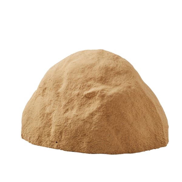 Faux stenskydd för brunnspump, medium HDPE, sandbrun