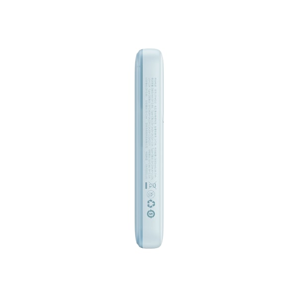 Powerbank med display 10000mAh 22,5W Comet Series + USB-A - USB-C-kabel 0,3m blå