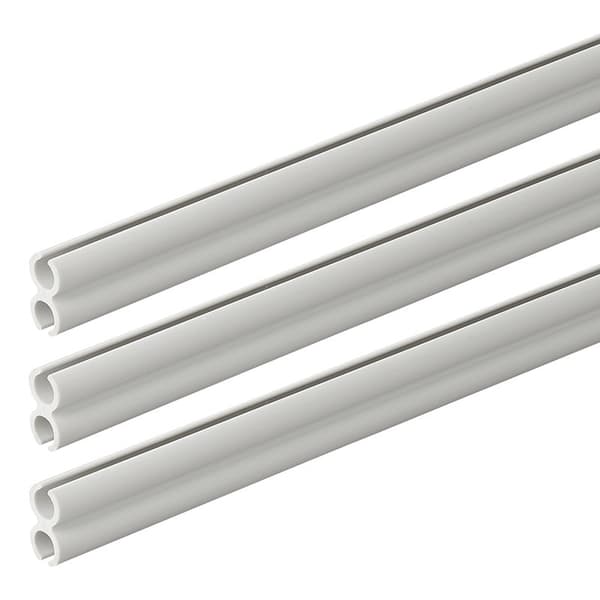Dobbelt tentrail 80 cm - sæt med 3 stk