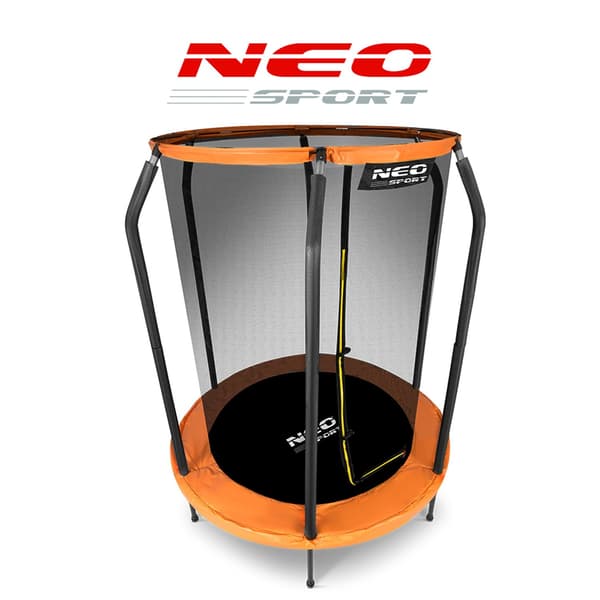 Børnehavetrampolin med sikkerhedsnet, 152 cm