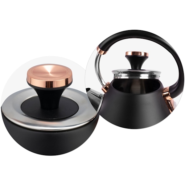 Elektrisk Vattenkokare med Termometer 1,7L BD-701 Svart