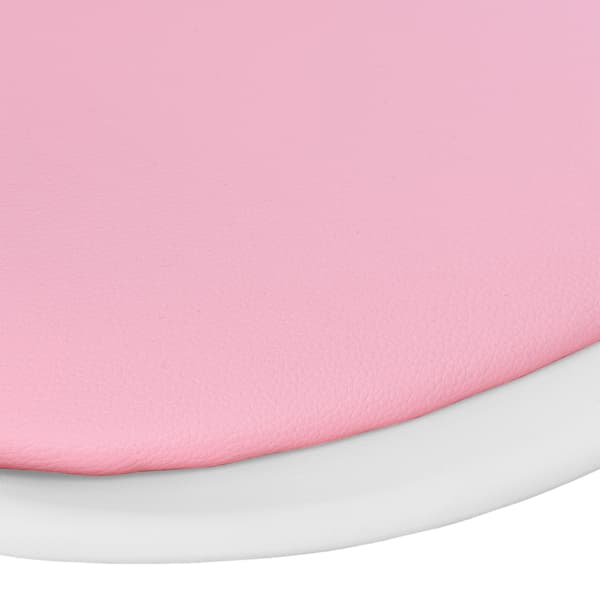 Barnsnurrstol, Rosa-Vit, Ergonomisk, Justerbar