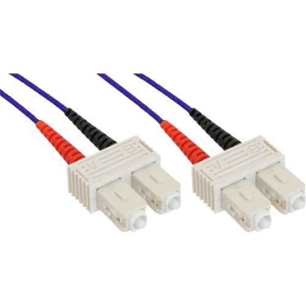InLine SC-SC, multimode 50/125µm valokuitukaapeli, pituus 2 m