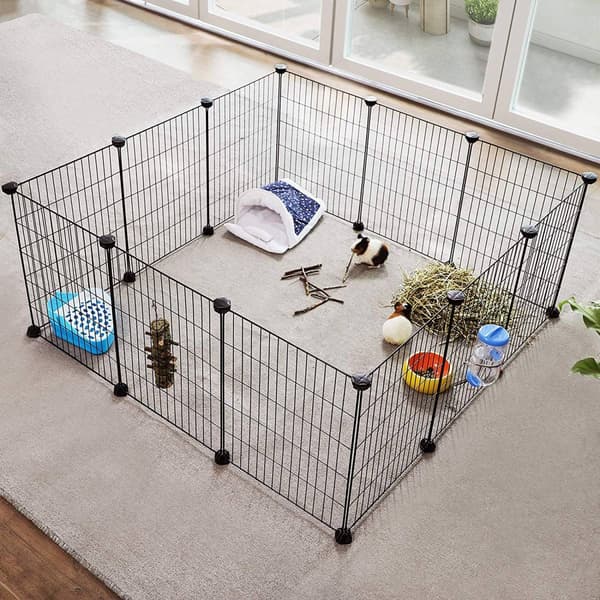 Modulär lekhage för smådjur – hamster, marsvin, gnagare