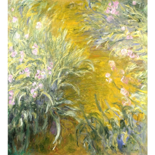 The Path Through The Irises - 21x30 cm