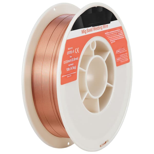 ER70S-6 Solid MIG-svetstråd, 0,8 mm 4,5 kg spole