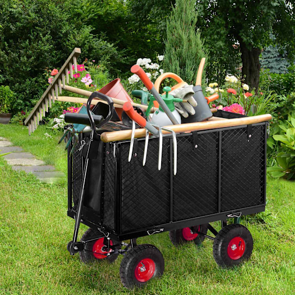 Hög handvagn för trädgården