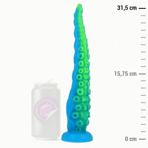 Epic - Scylla Fluorescent Thin Tentacle Dildo Suuri koko