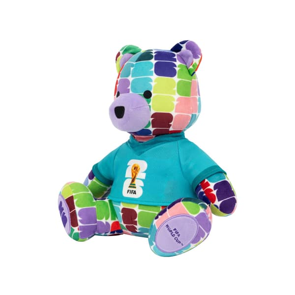 FIFA World Cup Plysfodboldbjørn, 25 cm
