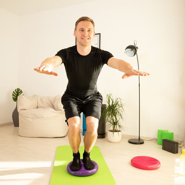Balansdyna 33 cm med luftpump