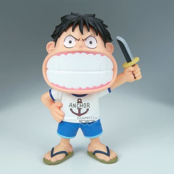 One Piece Big Sofvimates Monkey D Luffy -figuuri 15cm