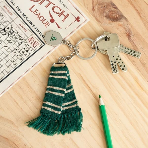 Slytherin tørklæde nøglering til Harry Potter fans