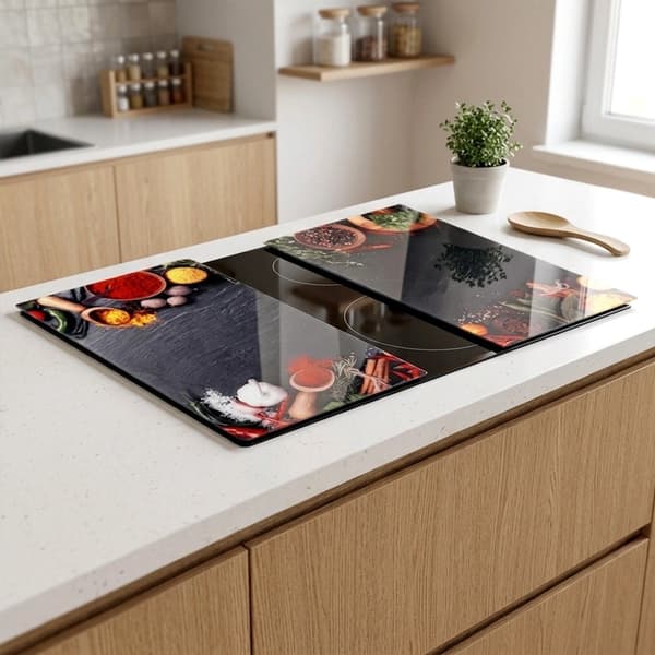 Lasiset leikkuulaudat – 2 kpl, 60x52 cm, Spice Design