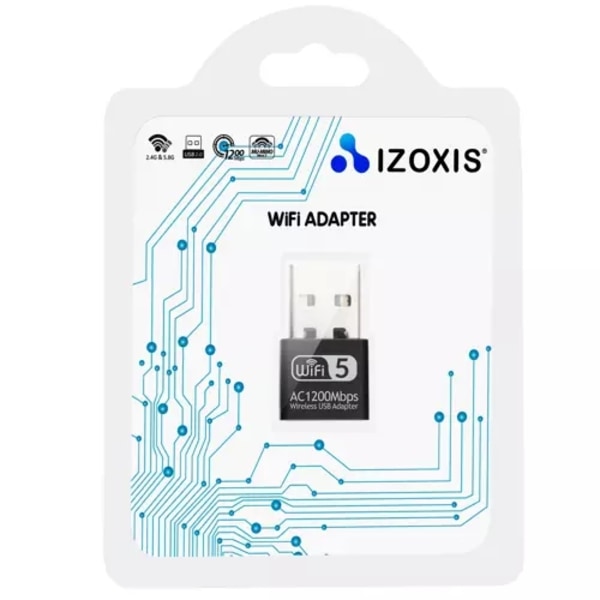 WIFI til USB-adapter 1200Mbps Izoxis 19181