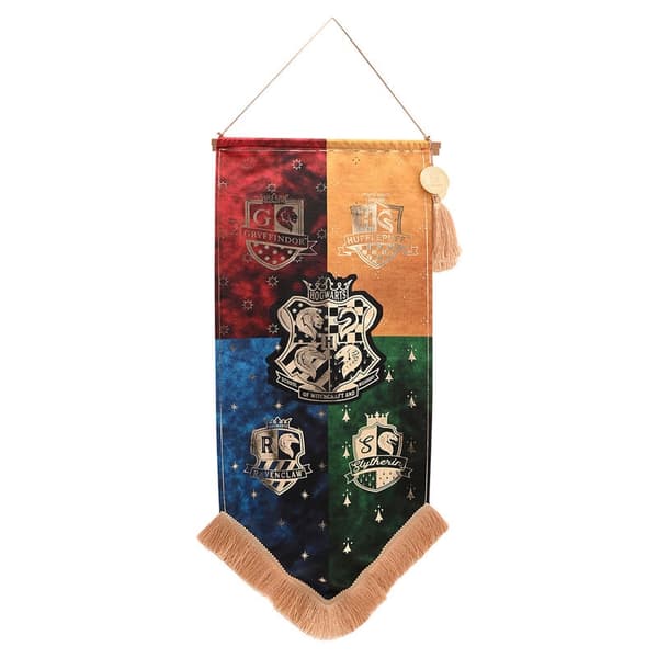 Harry Potter Hogwarts-husene banner
