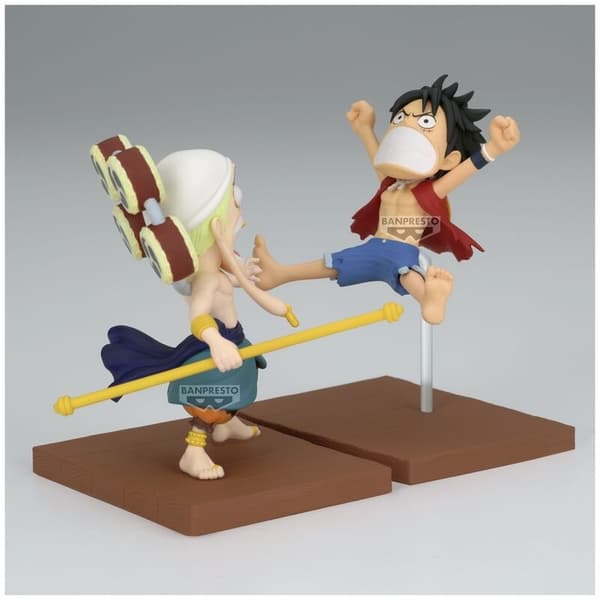 One Piece Collectible Figursæt - Monkey D. Luffy & Enel, 7 cm