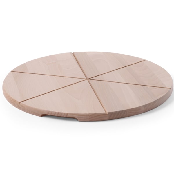 Pizzaskärbräda i trä 40 cm - Hendi 505564