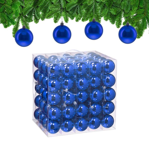 Julgranskulor set, 100 glänsande prydnader